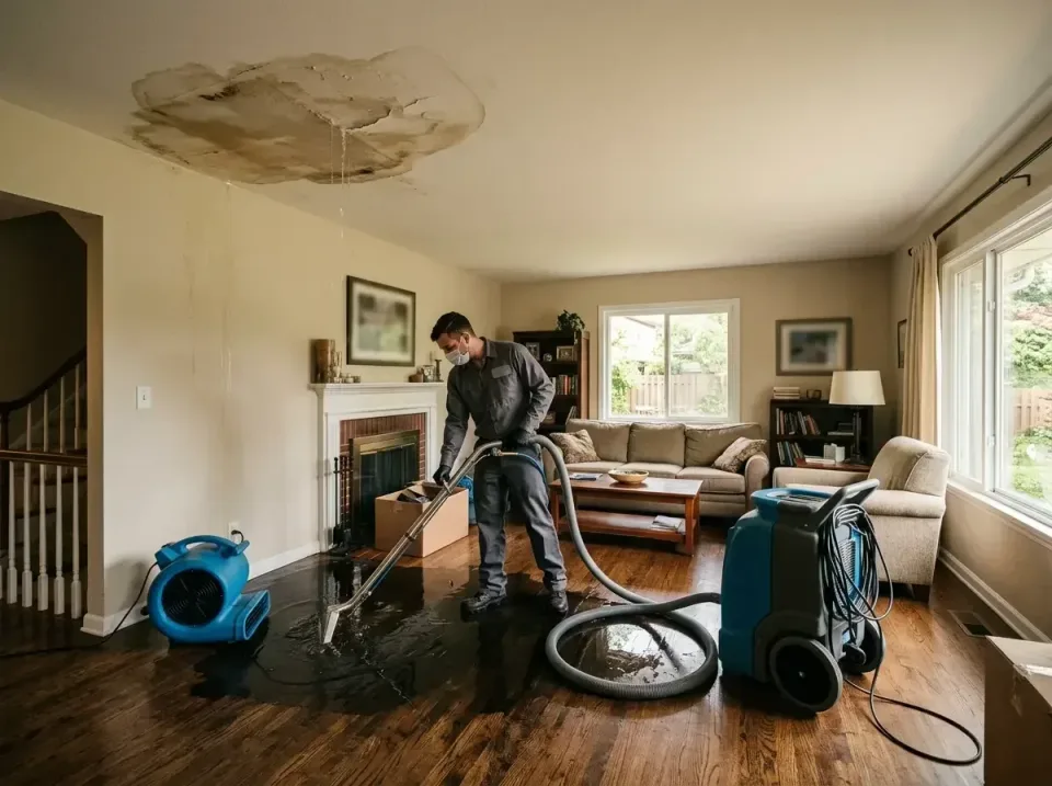 attic-pipe-burst-ceiling-drip-008 — frequently asked questions, Water Damage Restoration & Carpet Care in Attleboro, MA